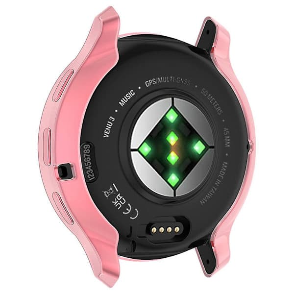 Shockproof Scratch Protection Case Frame Bumper Dustproof for Venu 3/3s Watch Silver 45mm Silver_tfrf Silver 45mm Silver 45mm