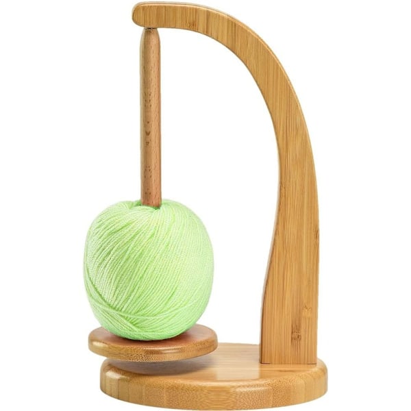 Garn Holder Bog Garn Spinner Træ Spinner