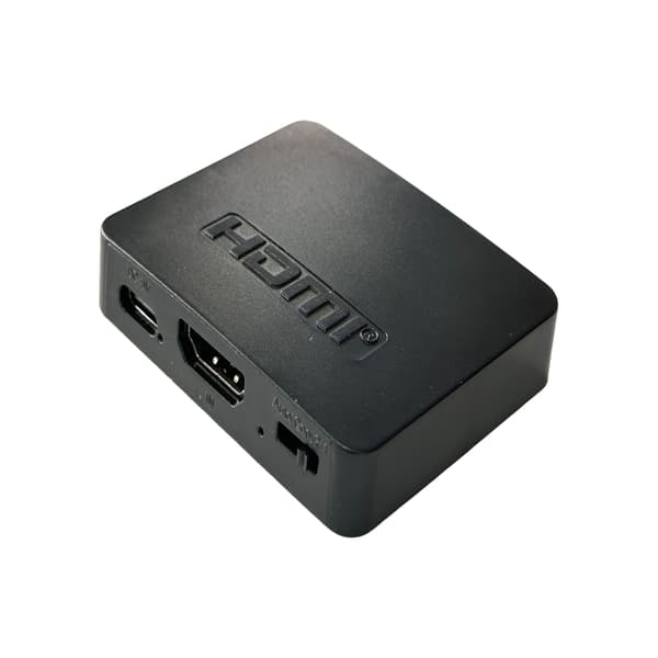 4K HDMI-splitter 1 inn / 2 ut Svart