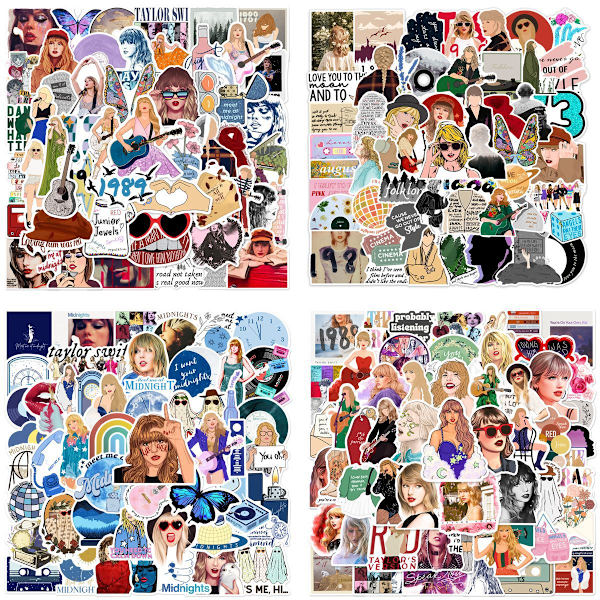 200 kpl tarroja Taylor Swift -tarrat Graffititarrat-FX-