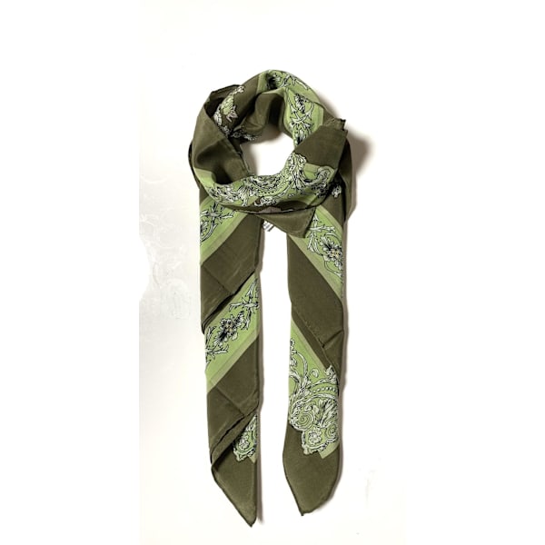 Silketørklæde af 100% silke grøn green