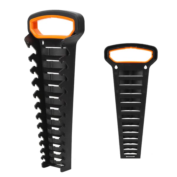 Wrench Sorting Holder Bracket Wrench Organizer Storage Tray Socket Wall Mounted Tool Self-Locking Function (12 Wrench Capacity)