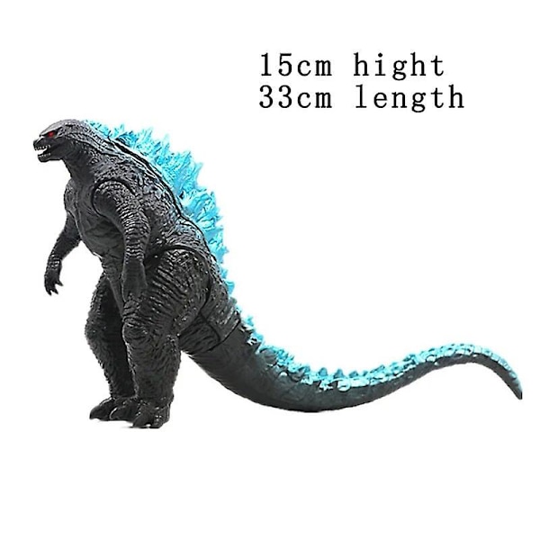 2024 ny modell Godzilla Figur King Present Of The Monsters Leksaker Godzilla Modell Figma Mjuk Lim Rörliga Leder Actionfigurer Barn Leksaker Presenter 15cm Godzilla