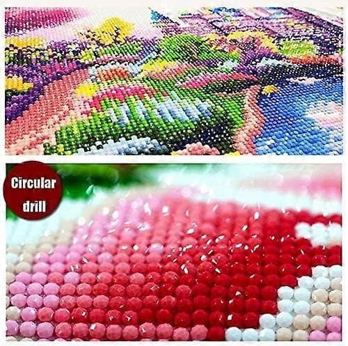 Diamantmaling Fuld Rhinestone Farverige Planeter Galakse Univers DIY, DIY 5D Broderi
