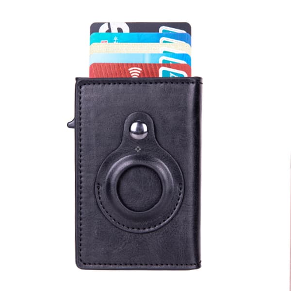 Herrplånbok Anti-scratch Slitstark Läder Bifold Pengar