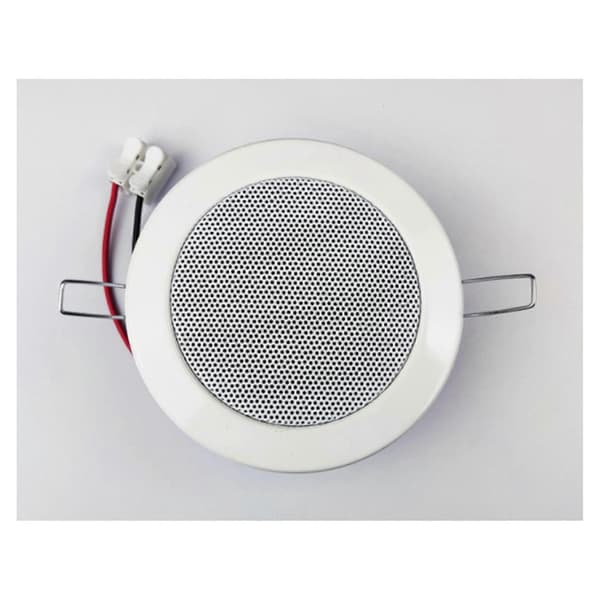 2X Bathroom 3 inch 8 Ohm 6W Passive Ceiling Speaker Moisture-proof Recessed Ceiling Speaker Sound Quality Background White White