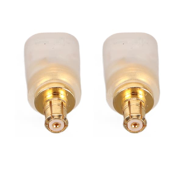 A2DC til 0,78 mm 2-bens adapter han til hun hovedtelefonstik til CKS1100 E40 E70 LS200 LS300 LS400 CKR90 CKR100 LS50 Transparent