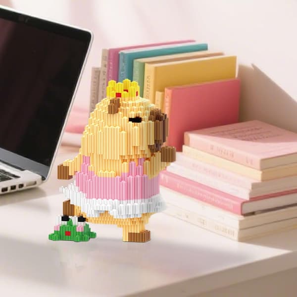 Capybara Building Blocks, 1680 Pcs Capybara Building Kits, Mini Capybara Building Blocks, Micro Building Blocks, Gift for Boys and Girls