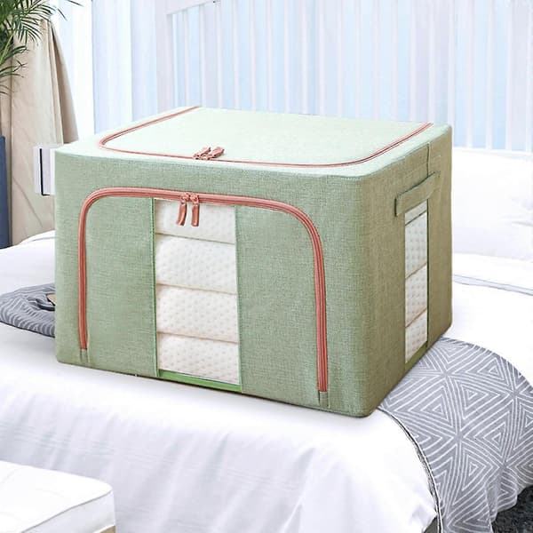Large Capacity Clothing Storage Bag, Foldable, Space-Saving, Durable Material for Storing Quilts and Clothes