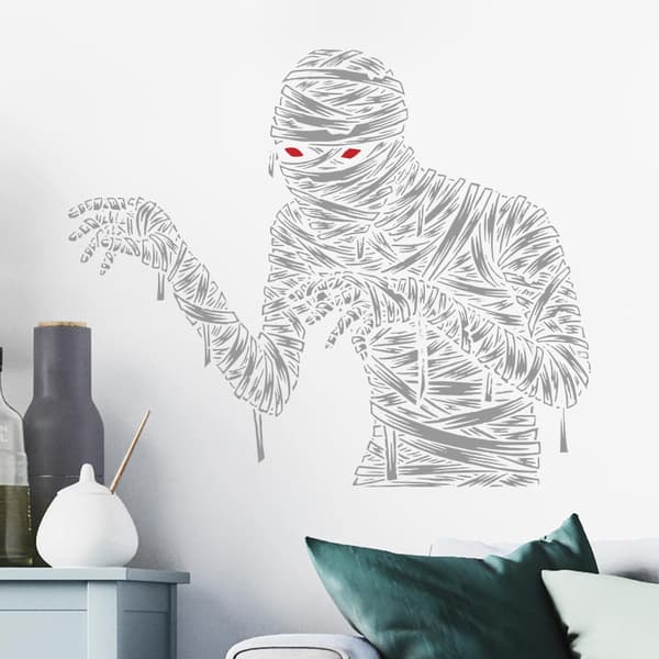 3D Halloween Seinätarrat, Halloween Muumio Seinätarrat