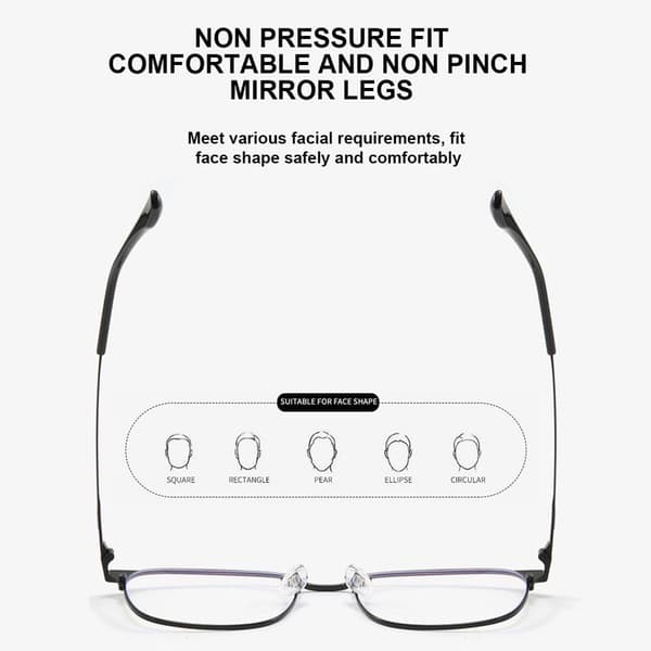 Blåljusblockerande spelglasögon skärmfilter Anti-Glare Grå