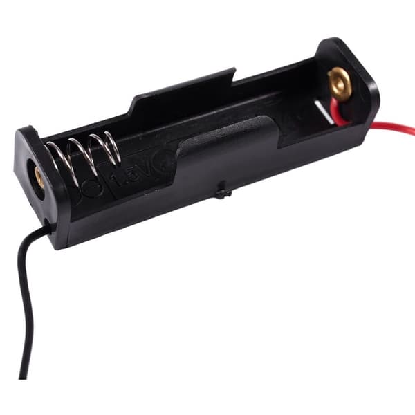 20 st svarta 2-trådiga 1x AA-batterihållare