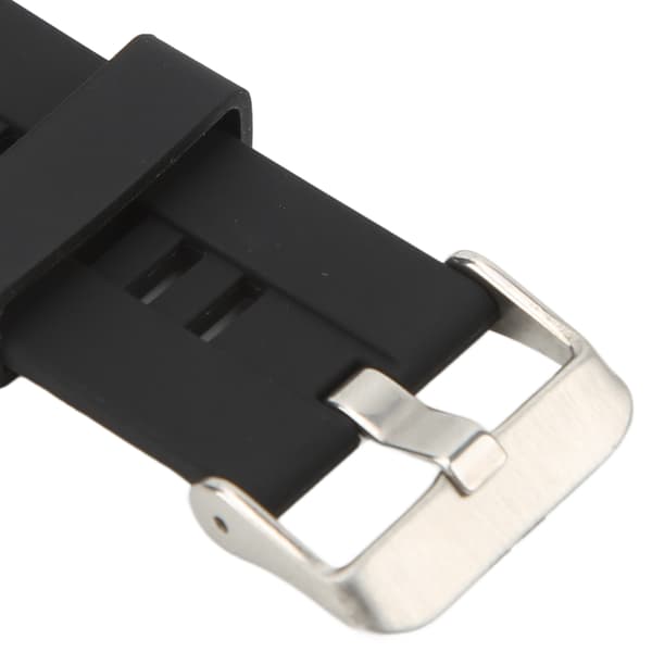 Blødt silikonearmbånd til Smartwatch, erstatningsarmbånd til Huawei GT2 GT2e, sort