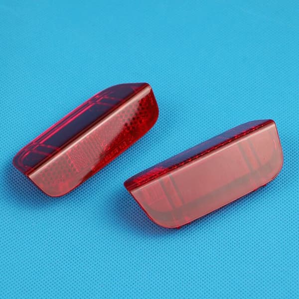 2 stk. indvendig dørpanel lampe linse reflektor rød 1KD947419 passer til B6 B7 CC MK5 MK6 Golf MK6