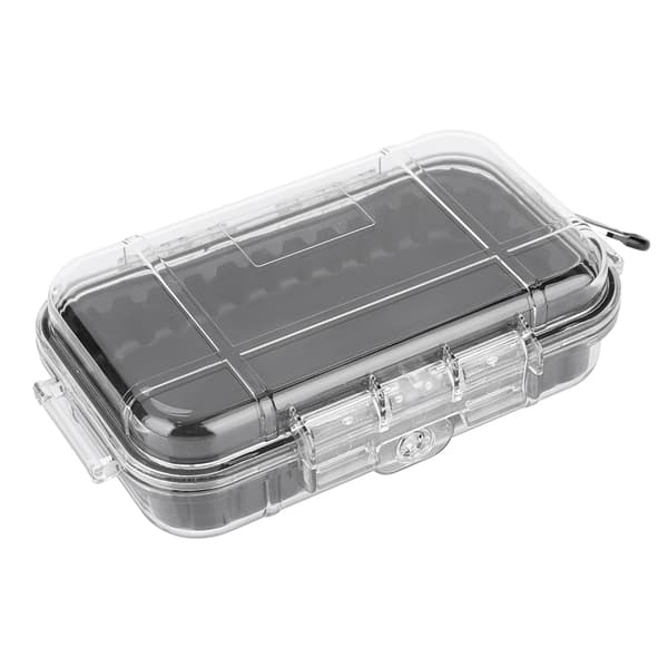 Outdoor Survival Shockproof Waterproof Storage Box Airtight Carry Case Container (Transparent)