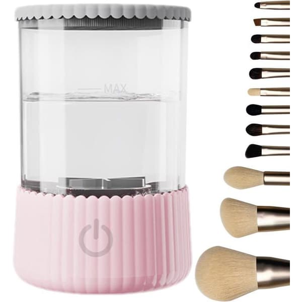 Automatisk makeupbørsterenser, hurtig rengøringsmaskine til makeupbørster