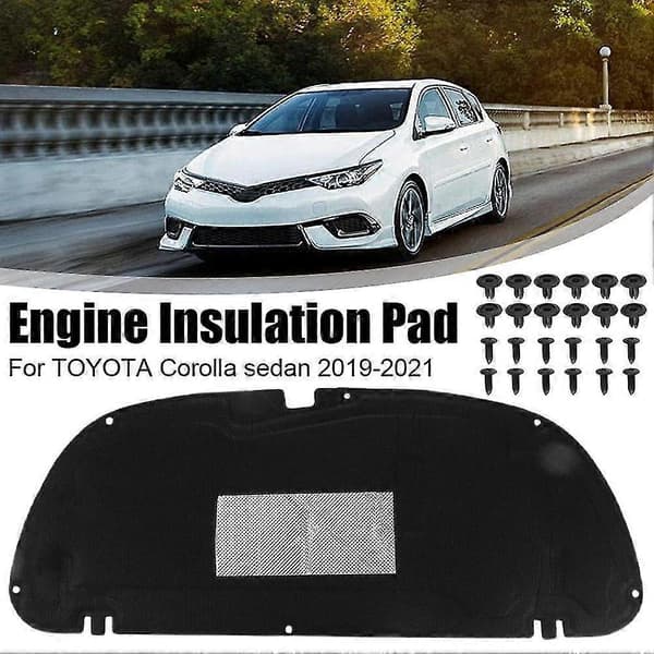 For Toyota Corolla 2019-2021 Bilpanser Lyd Bomull Varmeisolasjonspute