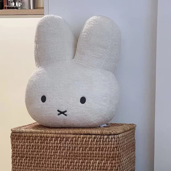 Miffy Rabbit Plush Toy Soft Stuffed Bunny for Bedroom Decor and Cuddles White