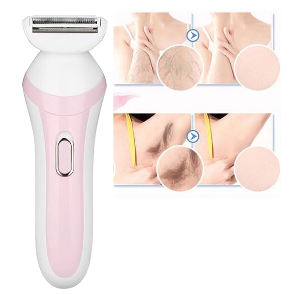 Kvindelig Epilator Mini Bikini Armhuler Arme Ben Smertefri Hårfjerning Dame Kropsbarbermaskine