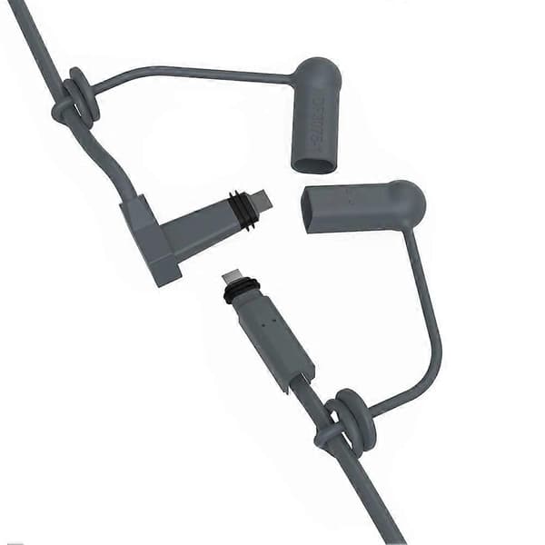 Cable End Caps Mounting Kit, Bushing, Dustproof Silicone Protectors for Cable Connectors
