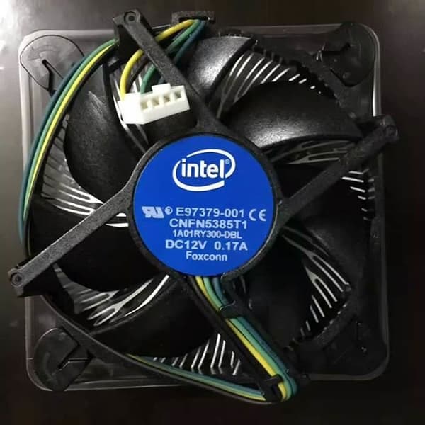 CPU-blæser - E97379-001 - LGA 1155/1156 - 700-3300 RPM - 22 dBA - Sort