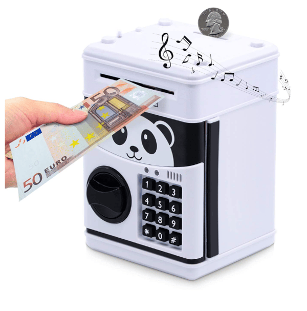 Elektronisk sparbössa med lösenord, ATM spargris