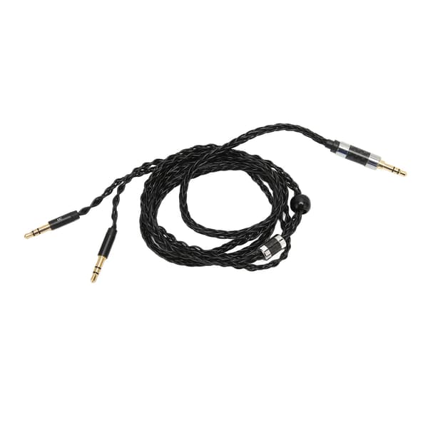 Replacement Headphone Cable 8-Core Silver-Plated Audio Cable Replacement for MDR Z7 Z1R 3.5mm Stereo Plug
