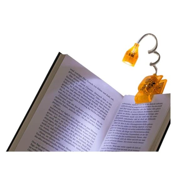 3 x Book Lamp - Reading Lamp / LED Lamp with Clip - Multicolor Book Lamp