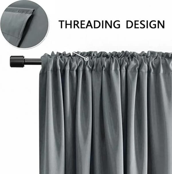 Blackout Curtains, Noise Reducing Modern Kitchen Curtains, Short Curtains for Small Windows, (29.13\"W x 23.62\"H)