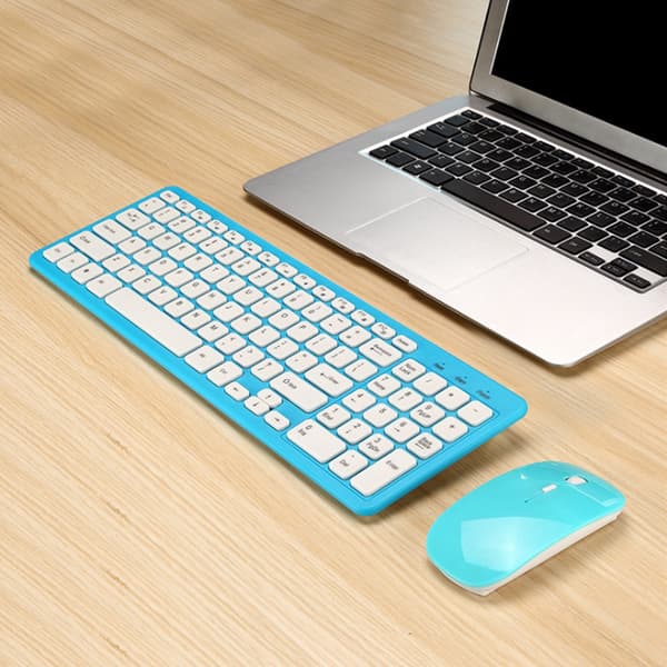 Wireless Keyboard and Mouse Set for Office and Gaming, for Laptop, 3 Speeds, Micro Receiver