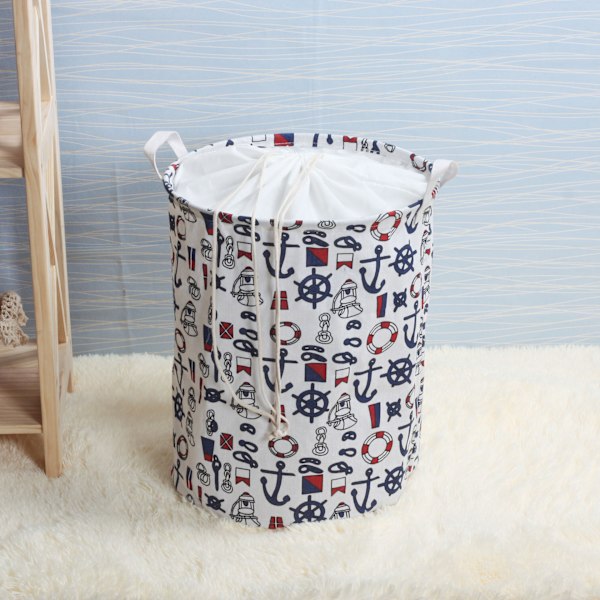 1 pc (Anchor 35x45cm) 18-inch Large Fabric Storage Baskets