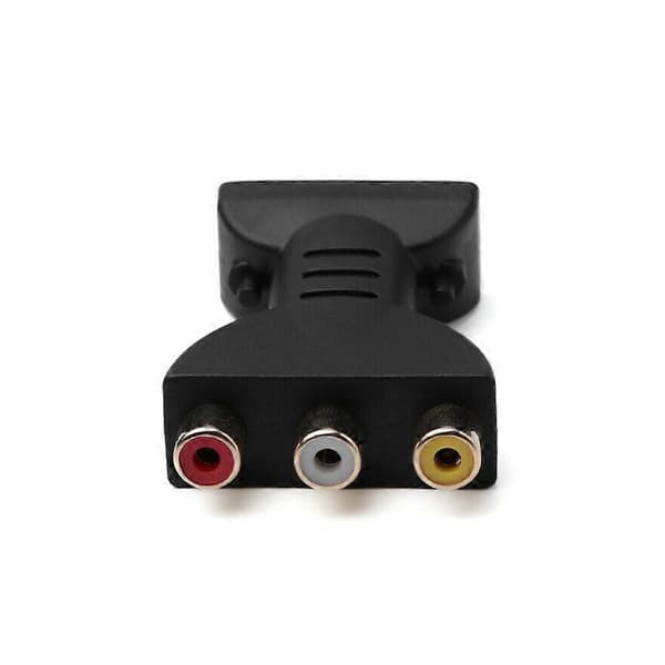 HDMI-kompatibel han til 3 RCA hun komposit AV Audio Video Adapter Konverter - Til TV [DB]