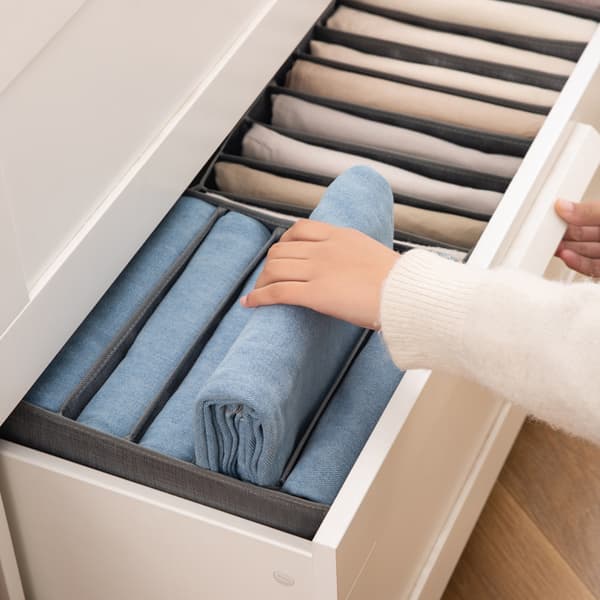 Pants Organizer Thickened Non-Woven Fabric Clothes Drawer Organizer Pants Storage Box