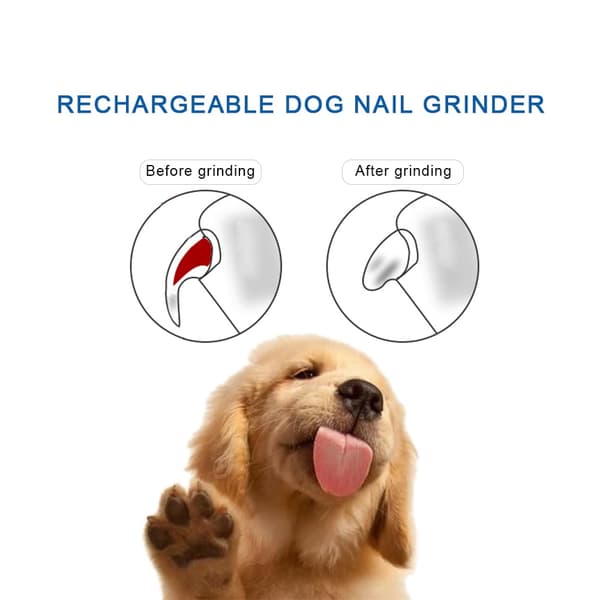 Rechargeable Pet Nail Grinder - USB Rechargeable Pet Nail Grinder