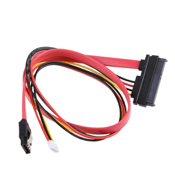 15 + 7 Pin (22pin) Sata Data Strømkabler 42cm Han Til Hun