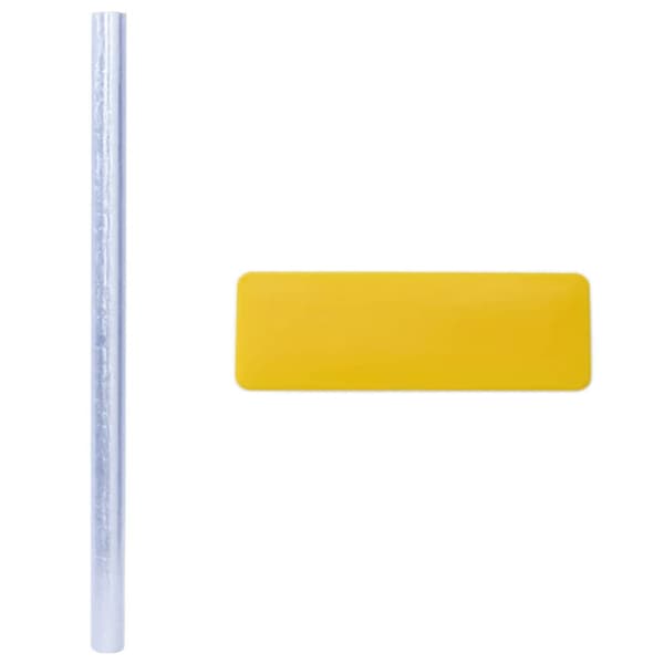 Statisk vinduesfilm Transparent 90 x 2000 cm PVC