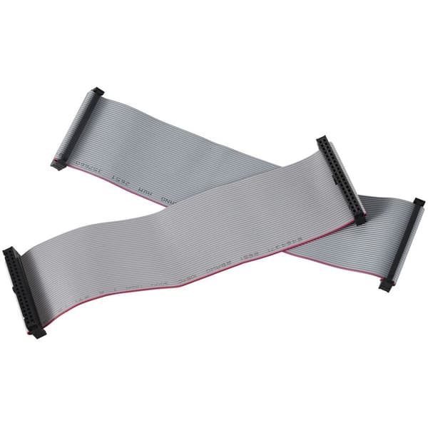 2 pcs 2.54mm 40-pin to IDE PATA Flat Ribbon Cable 20cm