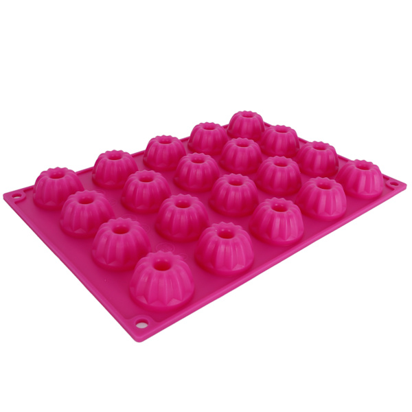 Rosarød silikonform for baking av kaker, DIY, non-stick bakeform for baking av kaker 0.3