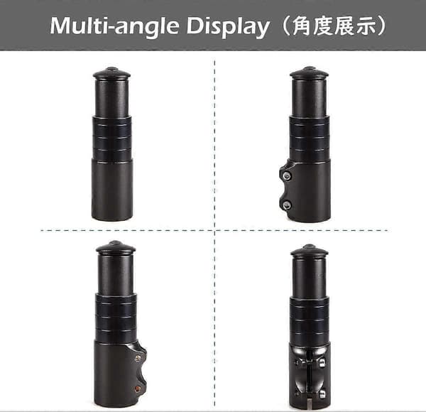 2025 Suitable MTB Bicycle Steerer Tube Extender, Height Adapter, Adjustable Ahead Stem, Aluminum Bicycle Handlebar