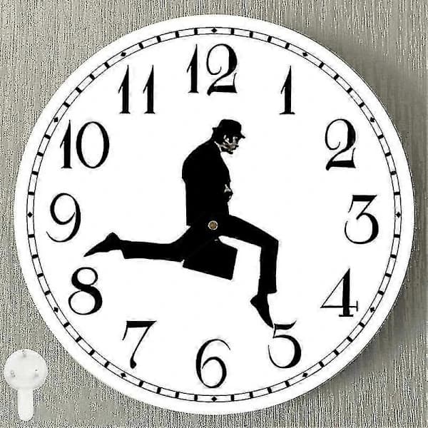 Walks Clock, Silly Walk Wall Clock, An Interesting Wall Clock For Bedroom Kitchen Living Room, Novel