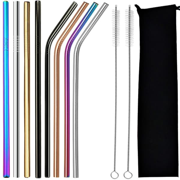 Metal Straws / Metal Straws - 8 pcs