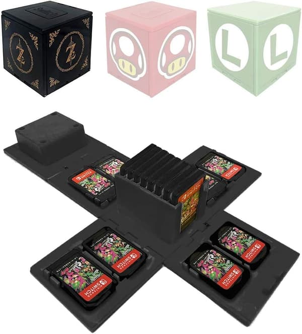 Nintendo Switch Minneskortsfodral - Skyddande Förvaring för Spelkort