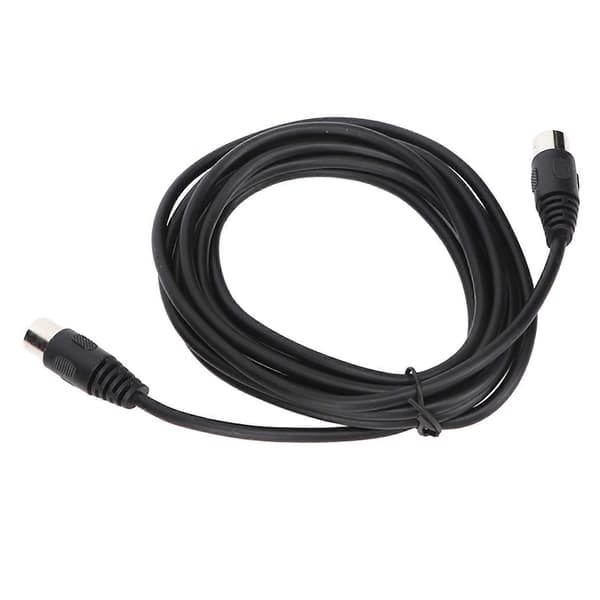 6-bens DIN-kabel han til han Plug and Play lydsignalkabel DIN-forlængerkabel til digital enhed 3 meter / 9,8 fod [db]