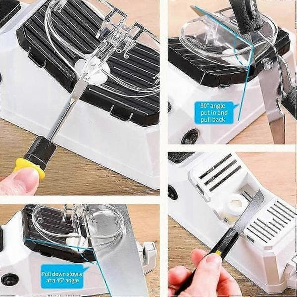 Professional Electric Knife Sharpener for Kitchen Blades - Precision Sharpening Tool
