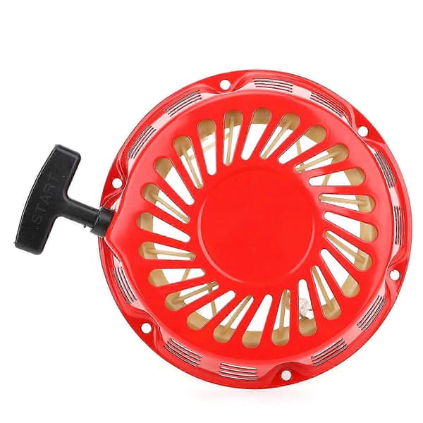 188F 190 Trækstartmotor 6.5KW Rød Sort 21.5cm Holdbart Metal