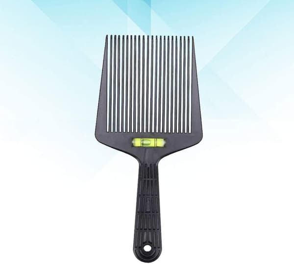 Hårkam för män, platt topp hårstylingkam, barberarkam, push shear kam för hemmet (2 st)