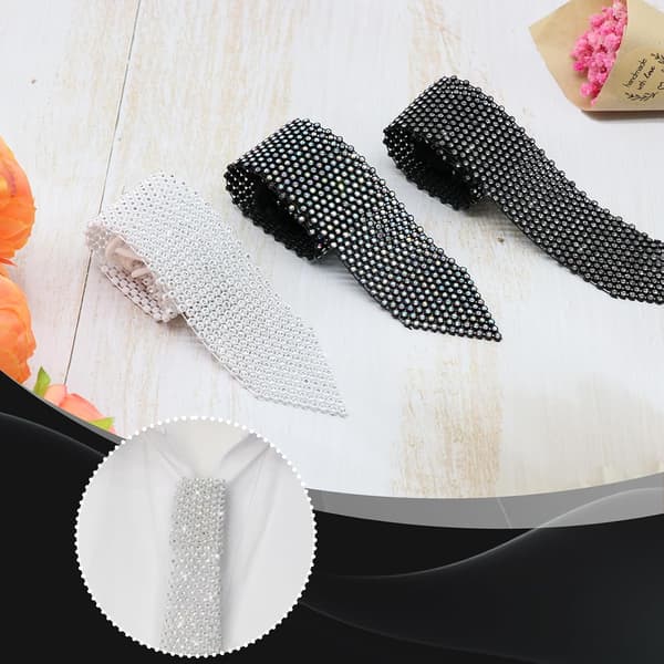 Rhinestone Slips for kvinner Jenter Slips med glitrende krystallperler Elastisk stropp Skjorte Fest Ball Cosplay Hvit, Gjennomsiktig - White, Transparent