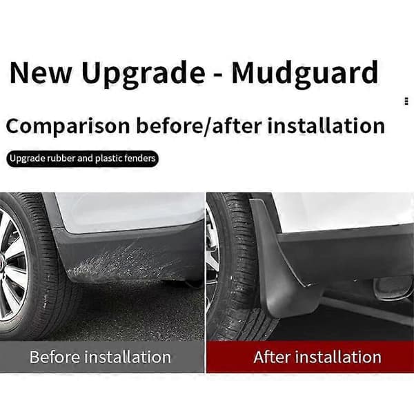 4pcs Car Mud Flaps For Skoda Octavia MK3 2017 2018 2019 Anti-splash Mudguards Splash Guards Front Rear Wheel Car Accessories Regular Version