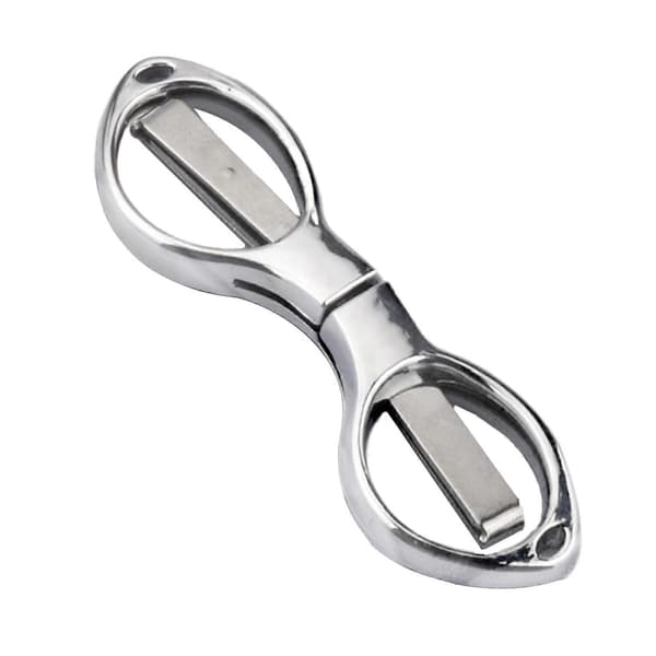 Folding Scissors - Foldable Portable Pocket Knife, Multipurpose Hospital Care Scissors, Silver, Outdoor Survival Tool [DB]