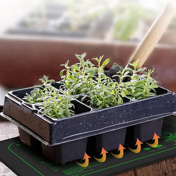 Seedling Heat Mat, Stable Heat Mat with Even Temperature Control for Indoor Plants, Durable Waterproof Construction